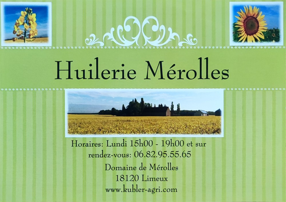 CV Huilerie de Mérolles 1