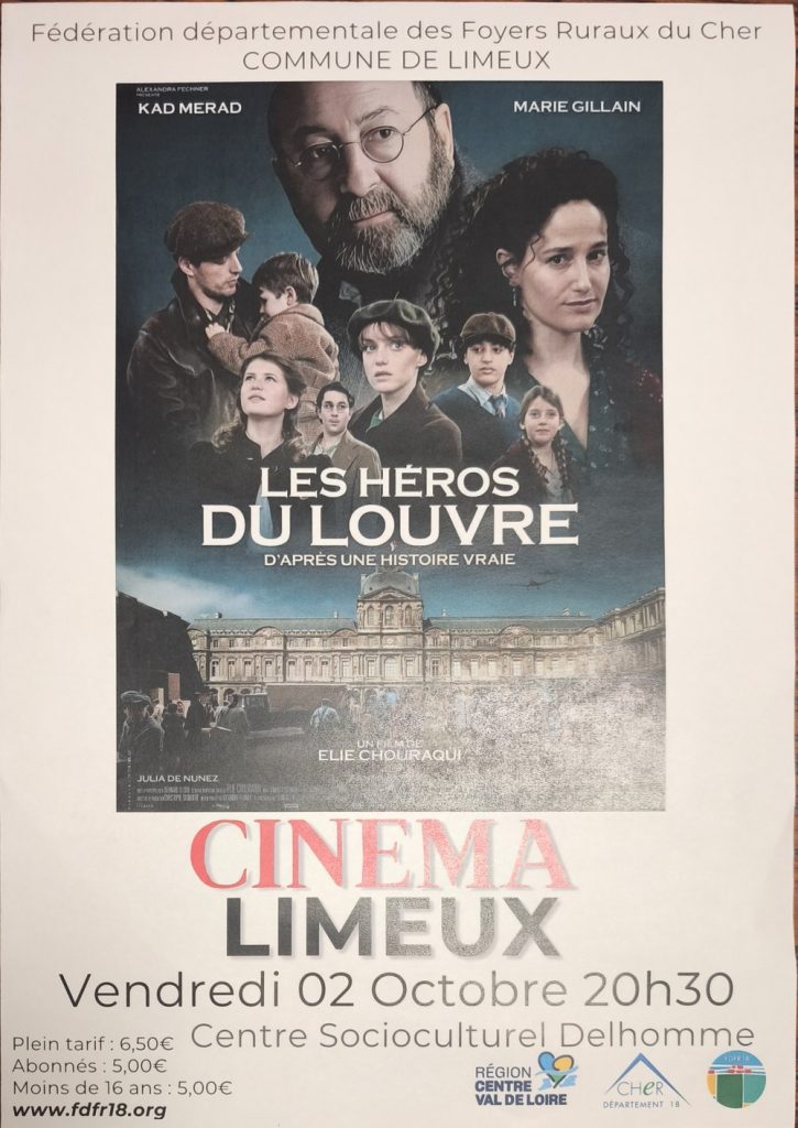 Cinéma Limeux : Les héros du Louvre
